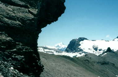 Roter Totz mit Tälligletscher und Weisshorn(VS)