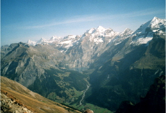 Aussicht vom Bunderspitz